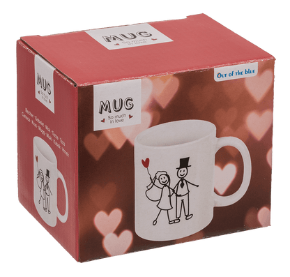 Stoneware Mug,So much in Love, 9 x 8 cm, 300 ml,