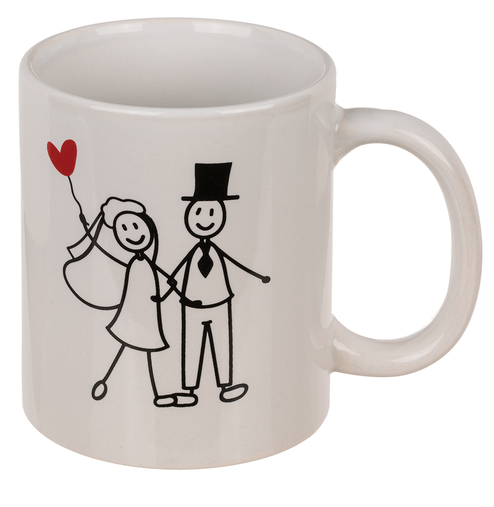 Stoneware Mug,So much in Love, 9 x 8 cm, 300 ml,