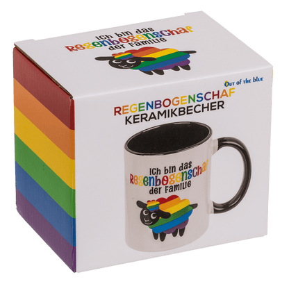 Mug, Rainbow-Sheep, Stoneware,