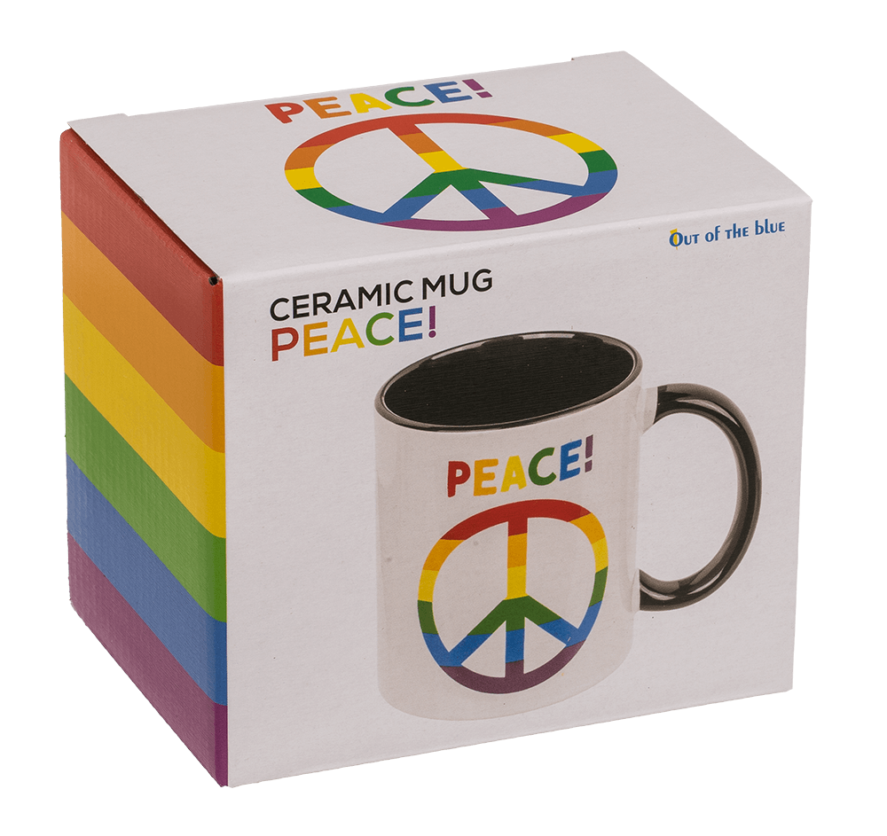 Mug, Peace, Stoneware,