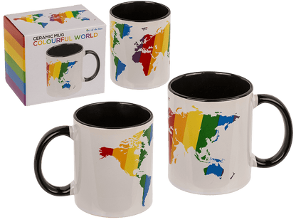 Mug, Colorful World, Stoneware,