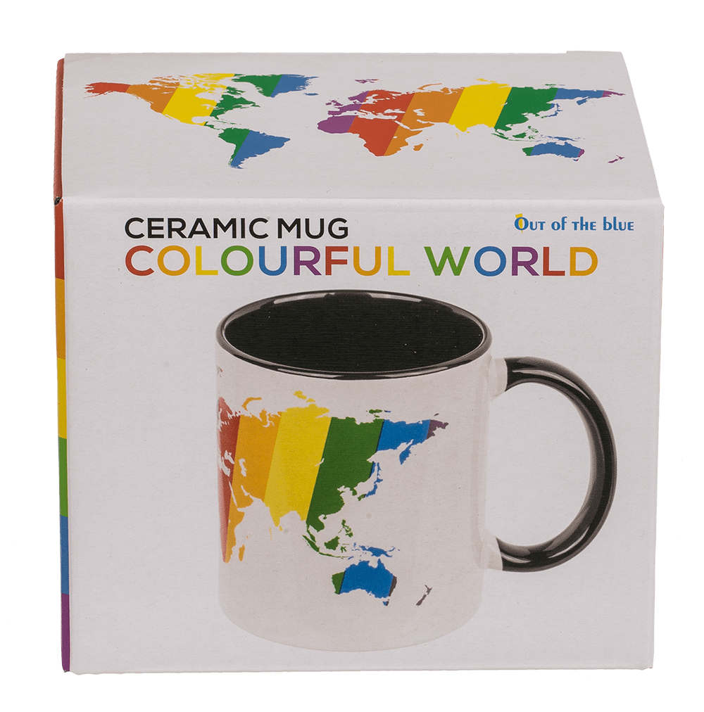 Mug, Colorful World, Stoneware,