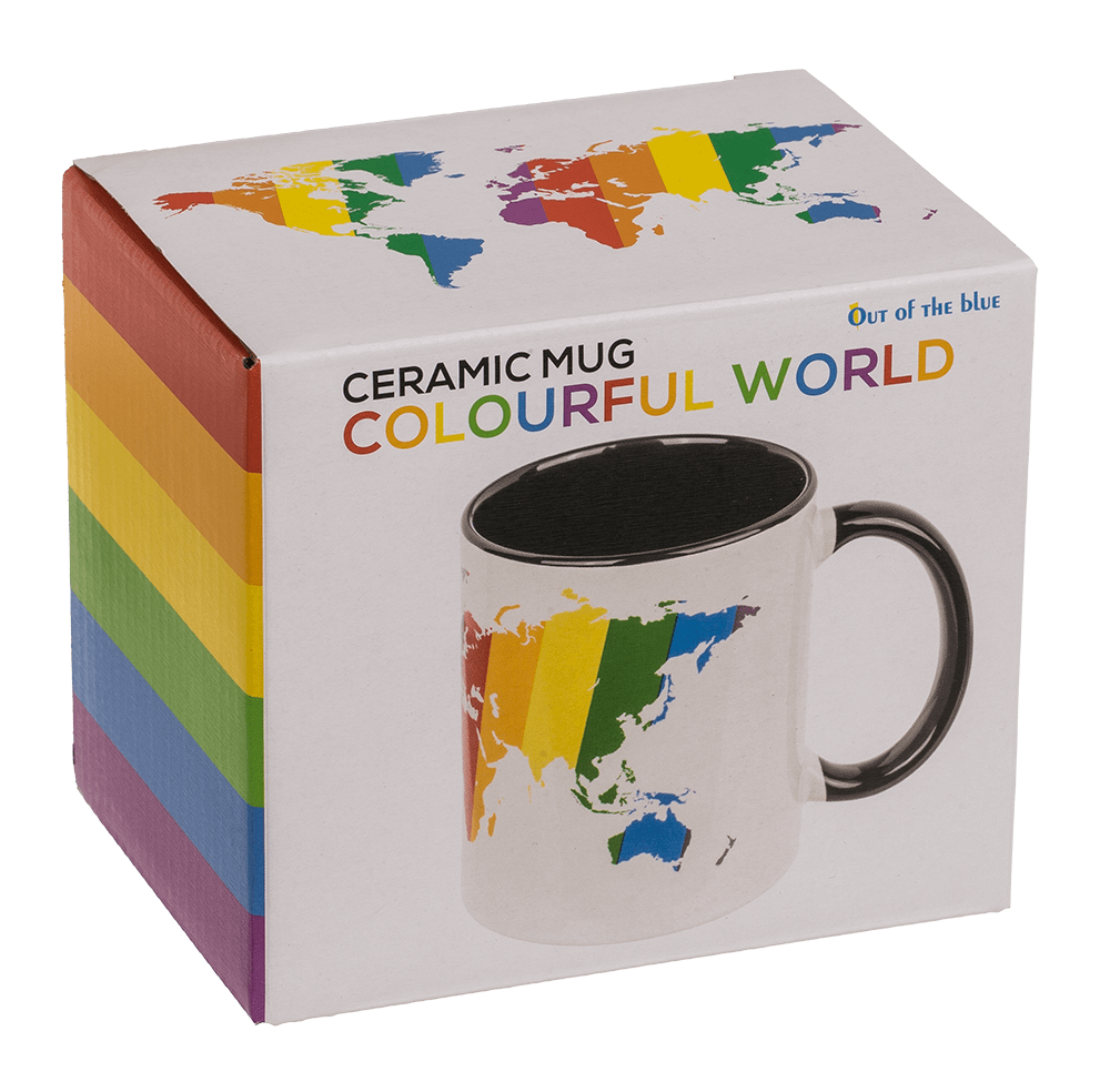 Mug, Colorful World, Stoneware,