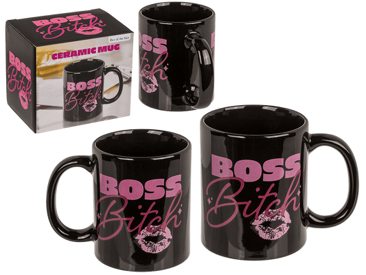 Mug, Boss Bitch, Stoneware,