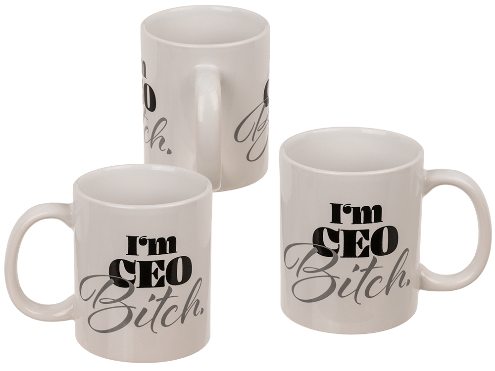 Mug, Ceo-Bitch, Stoneware,