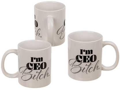 Mug, Ceo-Bitch, Stoneware,