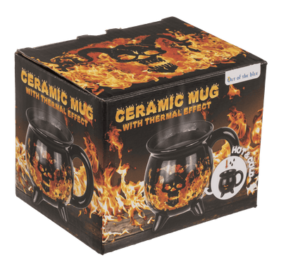 Mug, Fire devil, Stoneware, thermal effect,