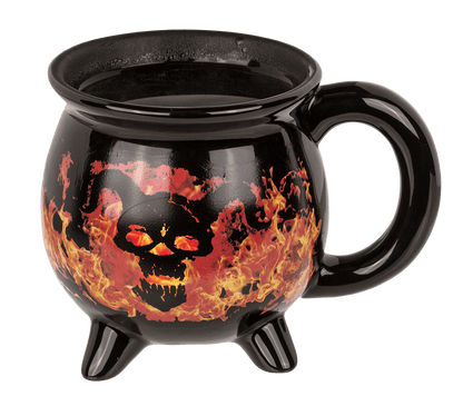 Mug, Fire devil, Stoneware, thermal effect,