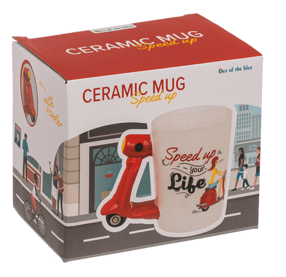 Mug, Scooter, Stoneware,