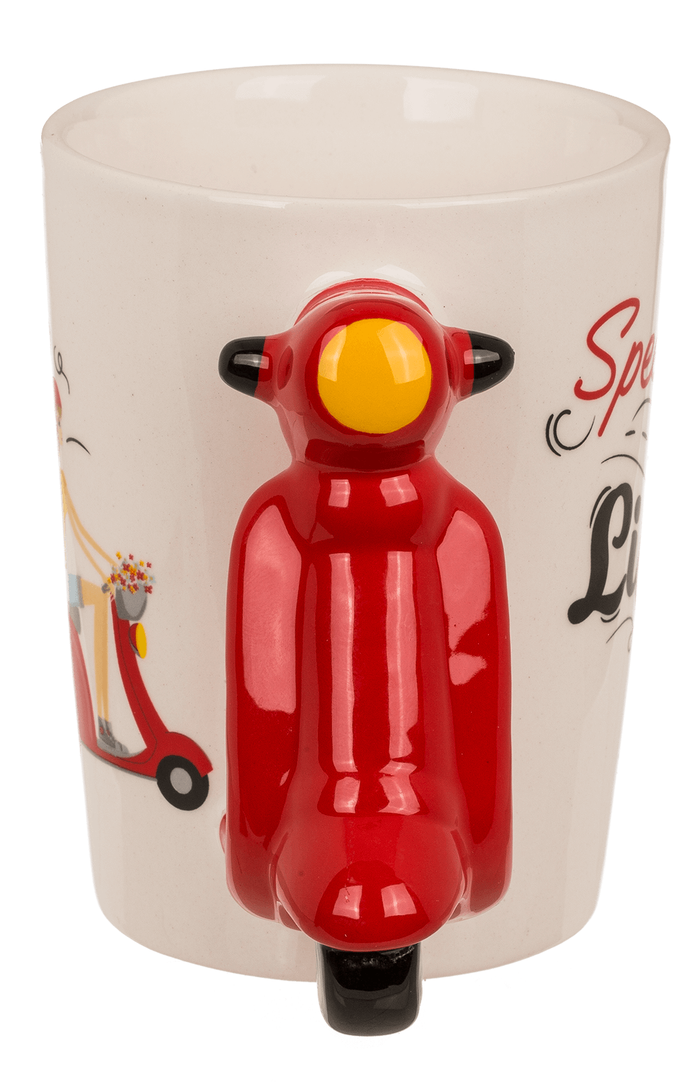 Mug, Scooter, Stoneware,