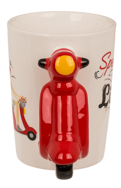 Mug, Scooter, Stoneware,