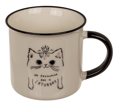 New Bone China Mug, Funny Kitten,