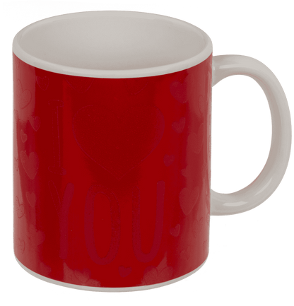 Mug, I love you, with thermal effect, 9.5 x 8 cm