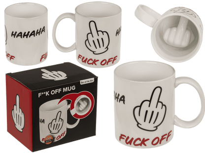 Mug, Fuck Off, stoneware, 8 x10 cm,