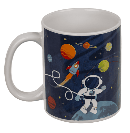 Mug, Space , Stoneware, 8 x10 cm,
