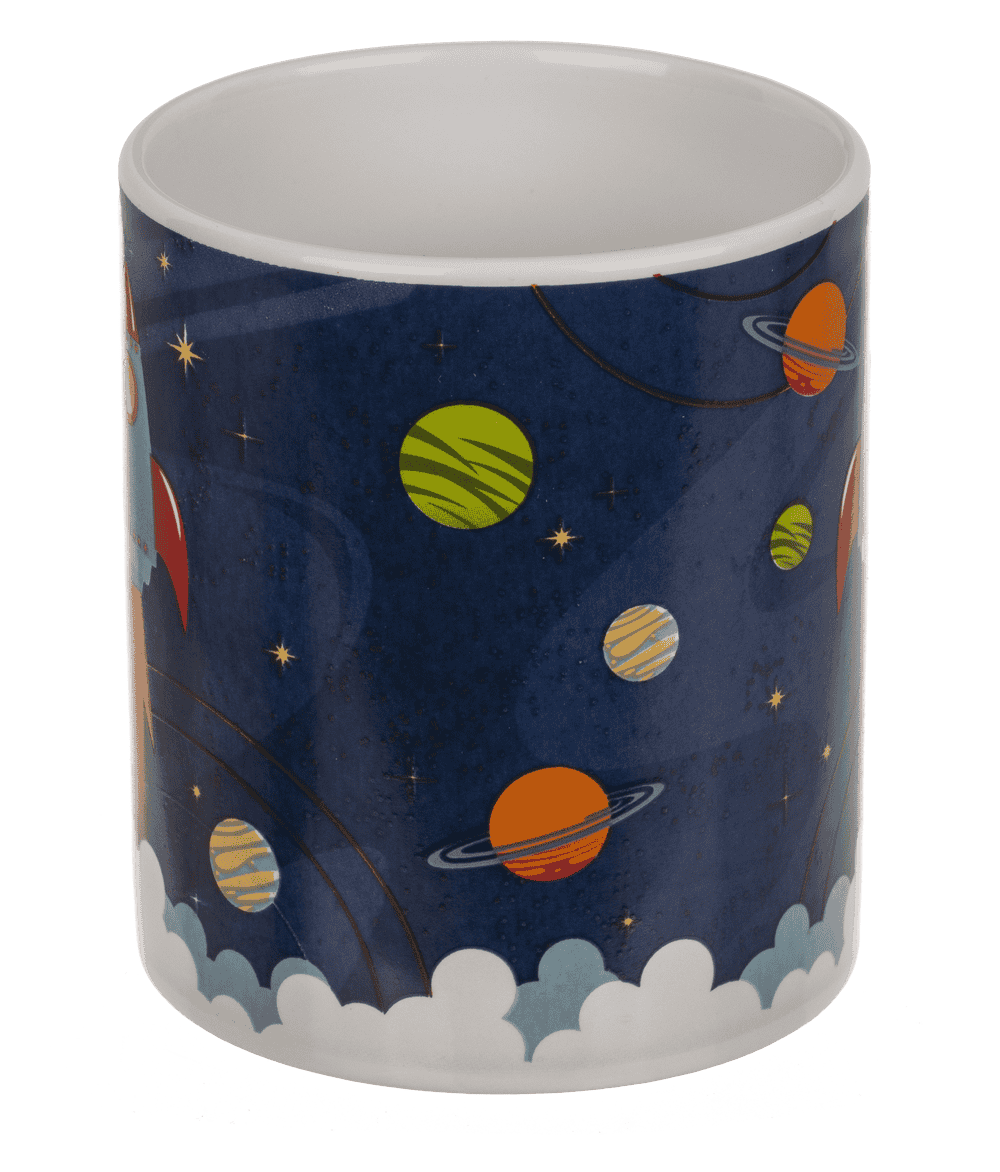 Mug, Space , Stoneware, 8 x10 cm,