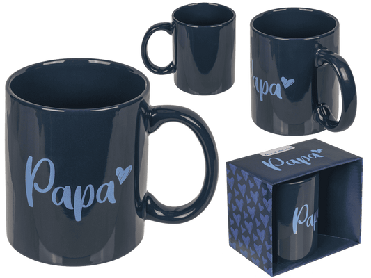 Mug,Papa, stoneware, 8 x 10 cm,