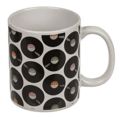 Mug, Vinyl Records, stoneware, 8 x 10 cm,