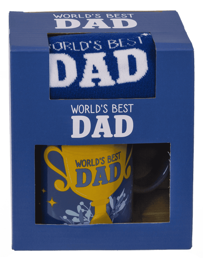 Gift set, World's Best Dad, Mug and socks,