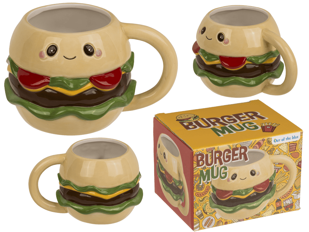 Mug, Kawaii Burger, Dolomite,