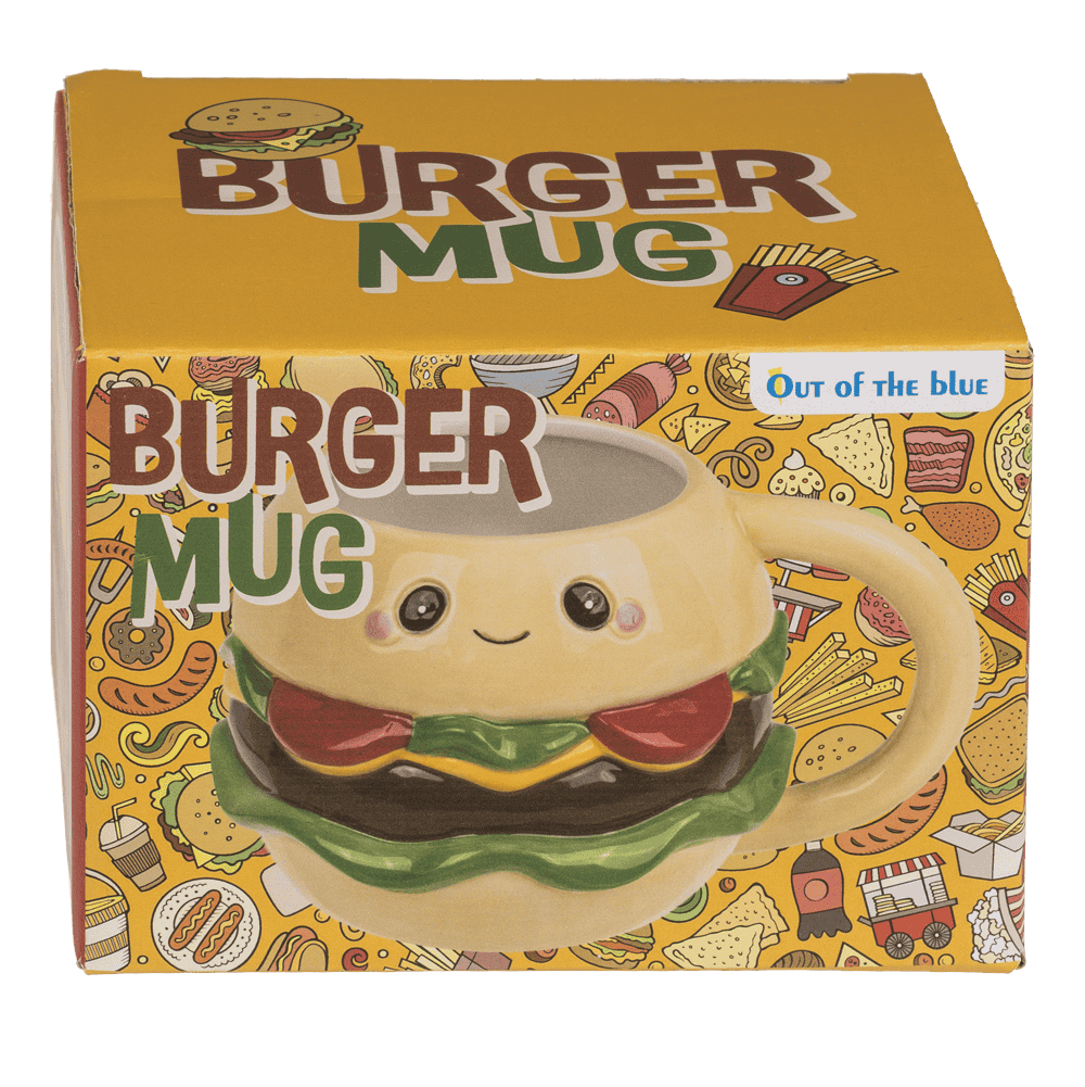 Mug, Kawaii Burger, Dolomite,