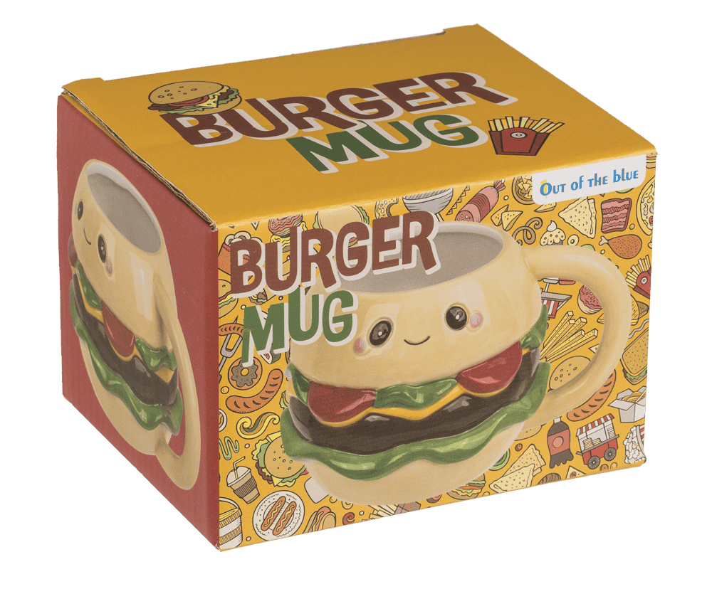 Mug, Kawaii Burger, Dolomite,