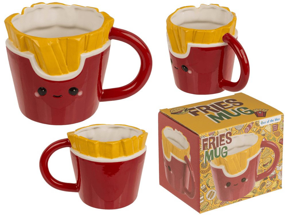 Mug, Kawaii Fries, dolomite,