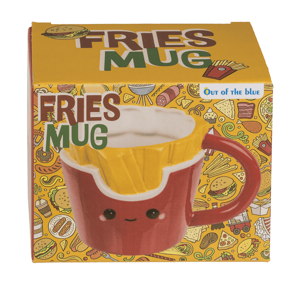 Mug, Kawaii Fries, dolomite,