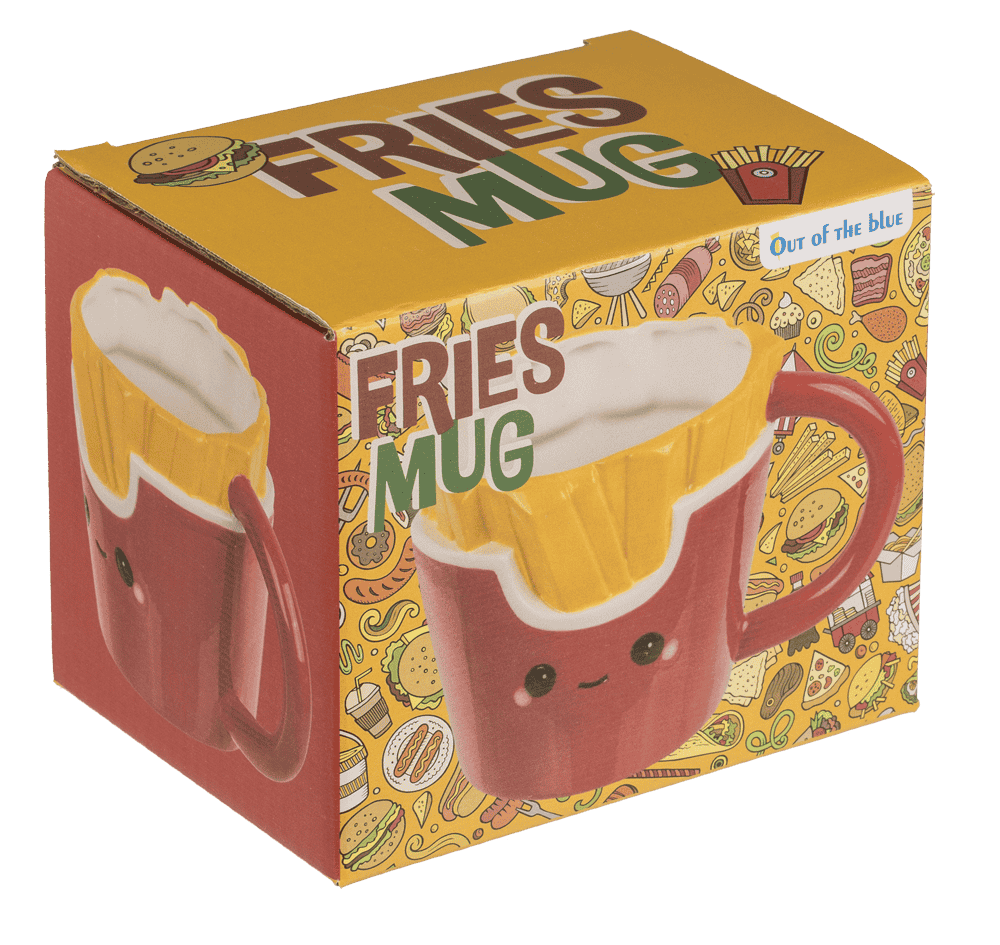 Mug, Kawaii Fries, dolomite,