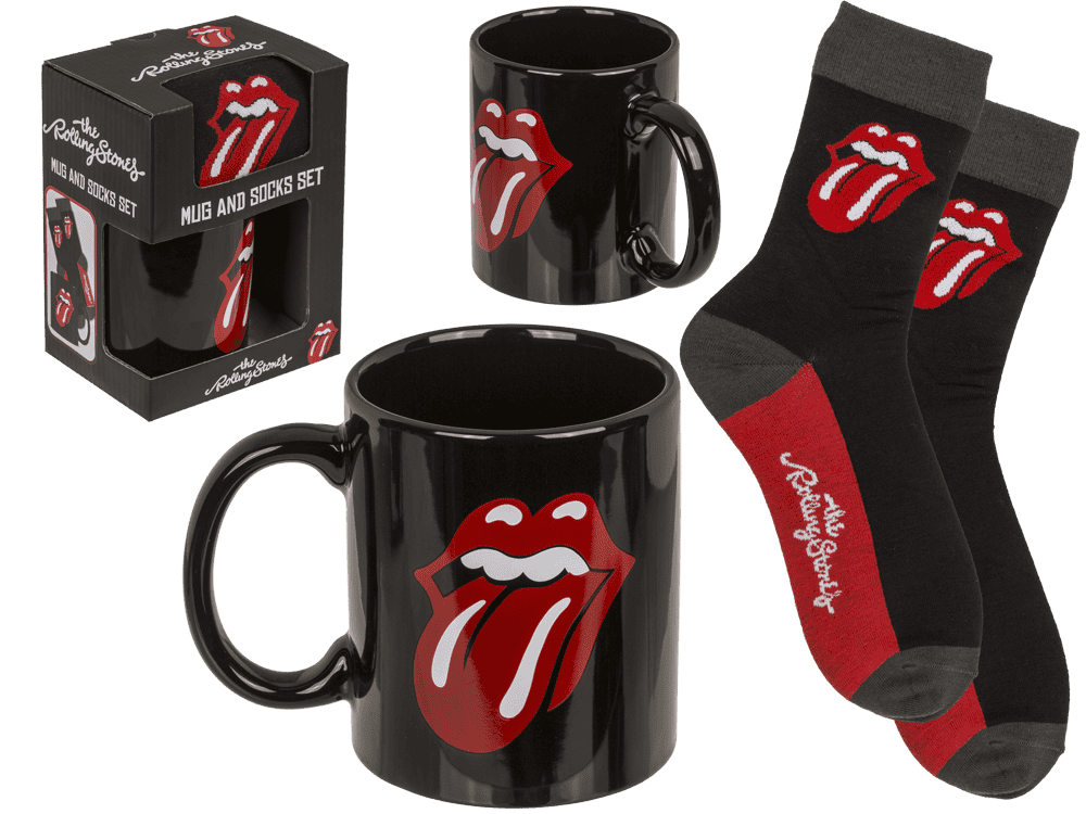 Gift set, The Rolling Stones, mug and socks,