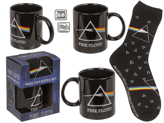 Gift set, Pink Floyd, mug and socks,