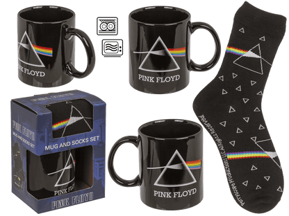 Gift set, Pink Floyd, mug and socks,