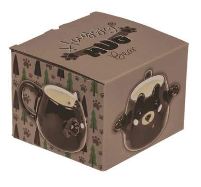Mug, Huggy Mug, Bear, dolomite, 15 x 10 cm,