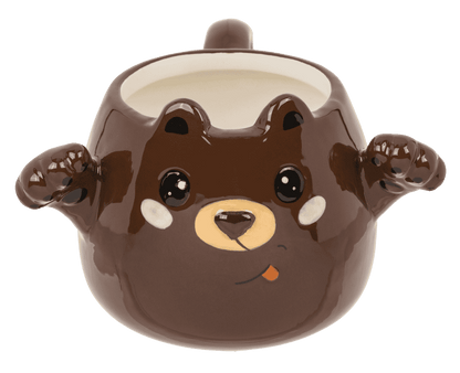 Mug, Huggy Mug, Bear, dolomite, 15 x 10 cm,