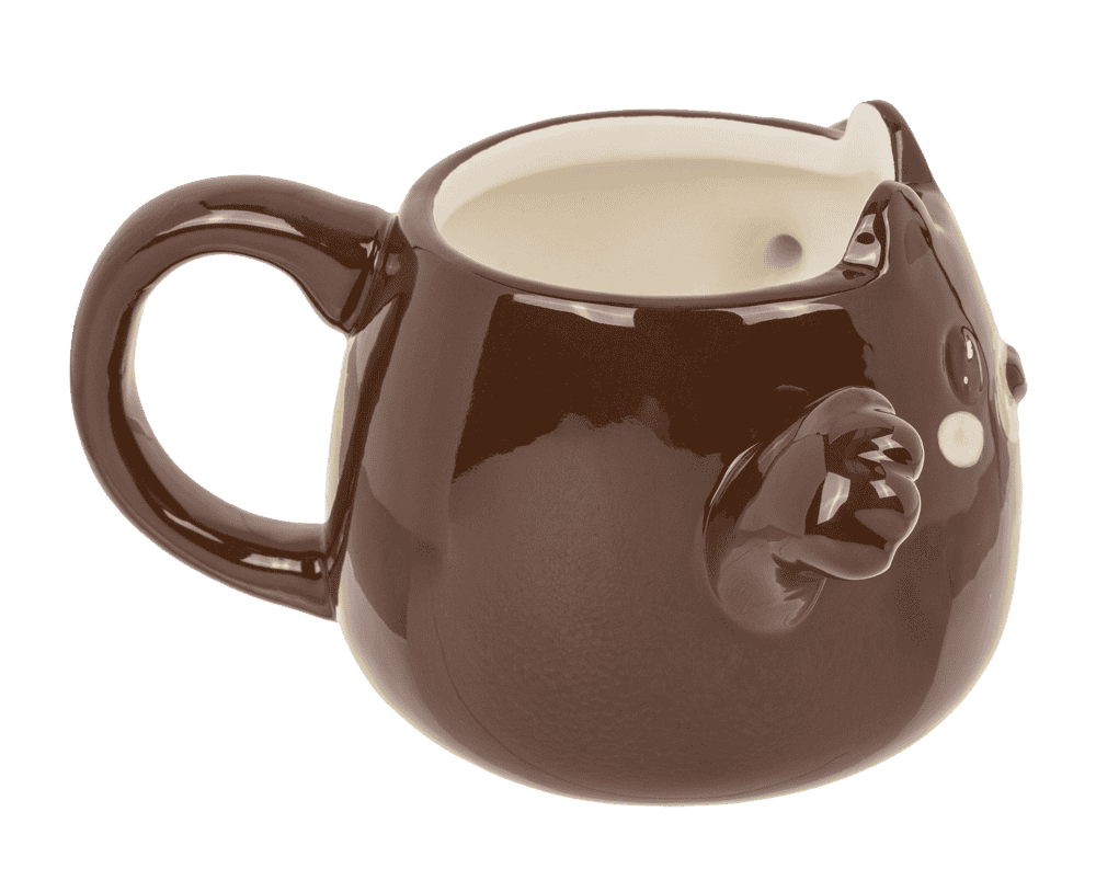 Mug, Huggy Mug, Bear, dolomite, 15 x 10 cm,