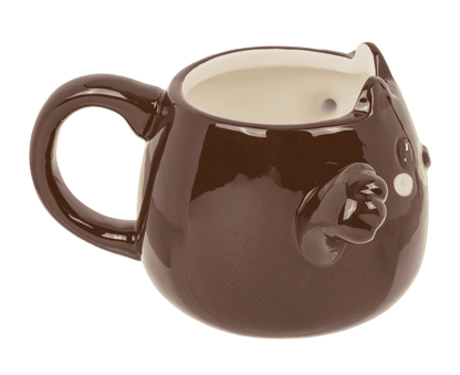 Mug, Huggy Mug, Bear, dolomite, 15 x 10 cm,