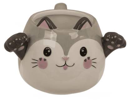Mug, Huggy Mug, Cat, dolomite, 15 x 10 cm,