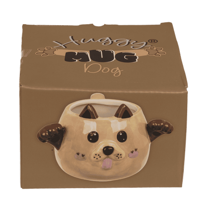 Mug, Huggy Mug, Dog, dolomite, 15 x 10 cm,