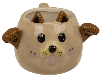 Mug, Huggy Mug, Dog, dolomite, 15 x 10 cm,