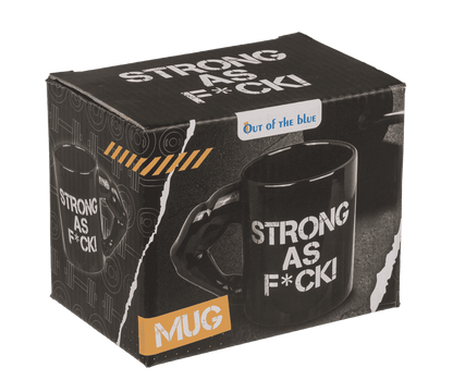 Mug, Strong as F*CK, stoneware,