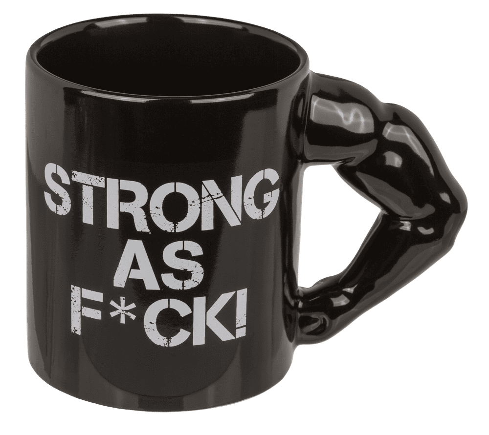 Mug, Strong as F*CK, stoneware,