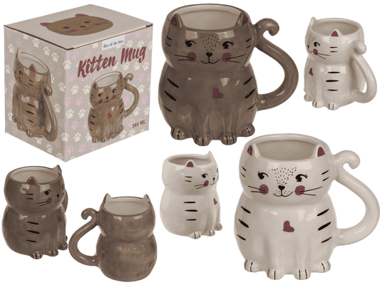 Mug,Kiitten, stoneware, 13 x 11 cm,