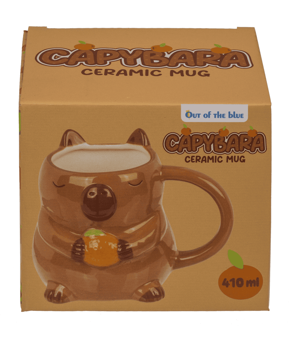 Mug, Capybara,  stoneware, 13.5 x 11 cm,