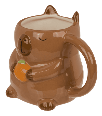 Mug, Capybara,  stoneware, 13.5 x 11 cm,