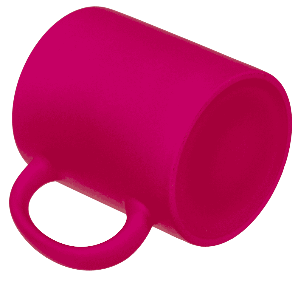 Mug, Neon Pink, made of stoneware, 9 x 8.5 cm,