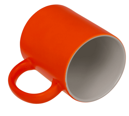 Mug, Neon Orange, made of stoneware, 9 x 8.5 cm,