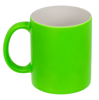 Mug, Neon Green, made of stoneware, 9 x 8.5 cm,