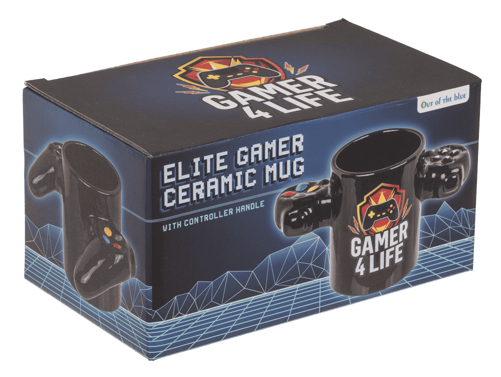 Mug, Elite Gamer, with controller handle,