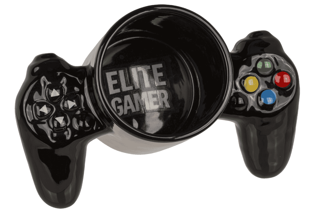 Mug, Elite Gamer, with controller handle,