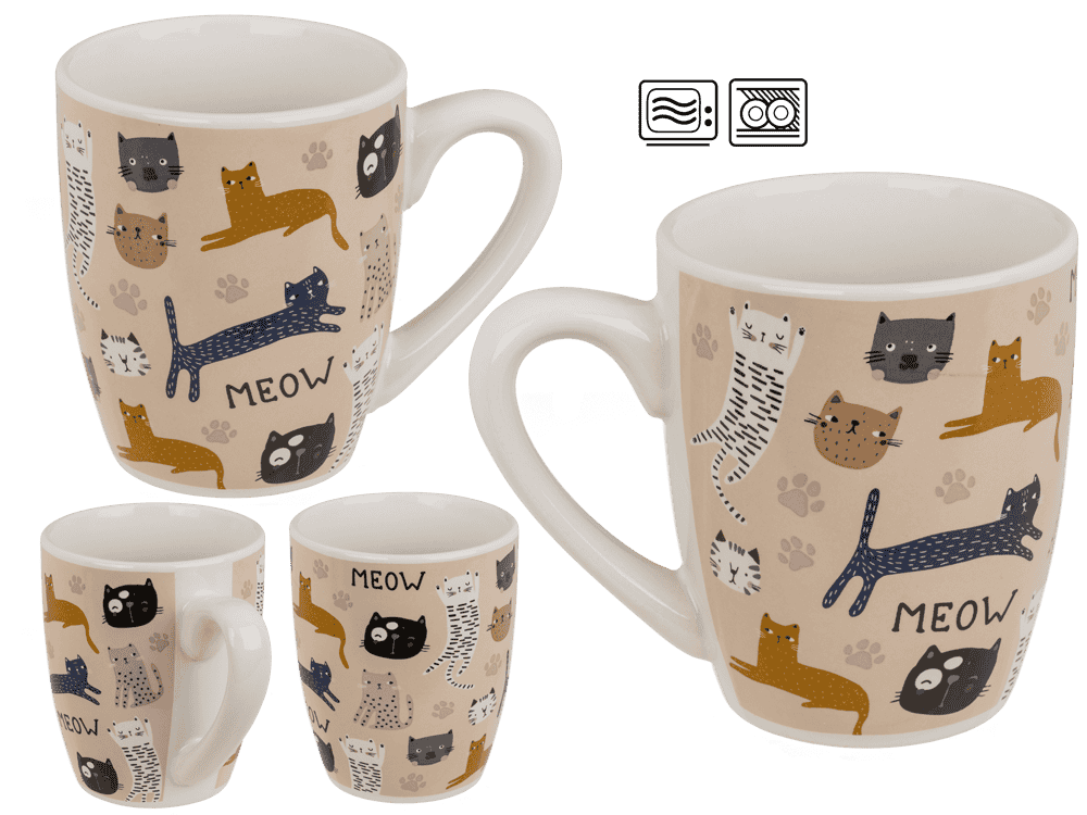 Mug, Kitten, stoneware. 12 x 10.5 cm,